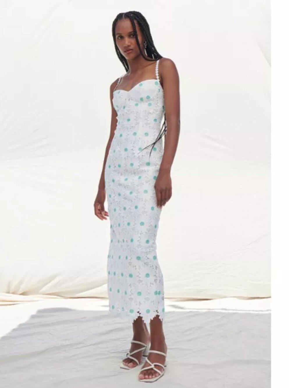 Saylor Calibria Eyelet Midi Dress